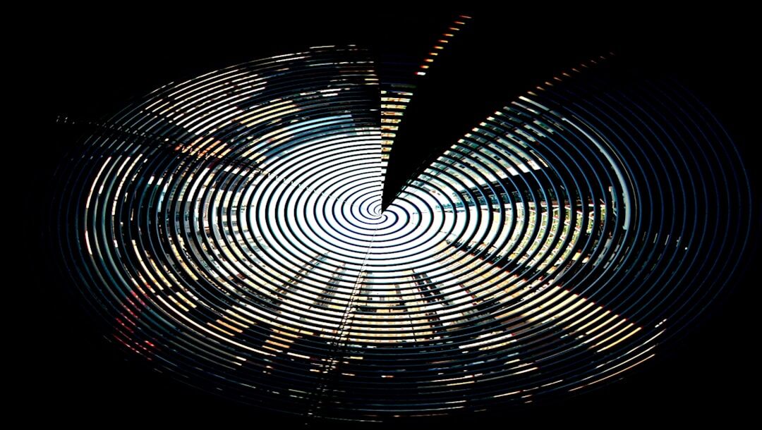 Digital globe with glowing network connections in space